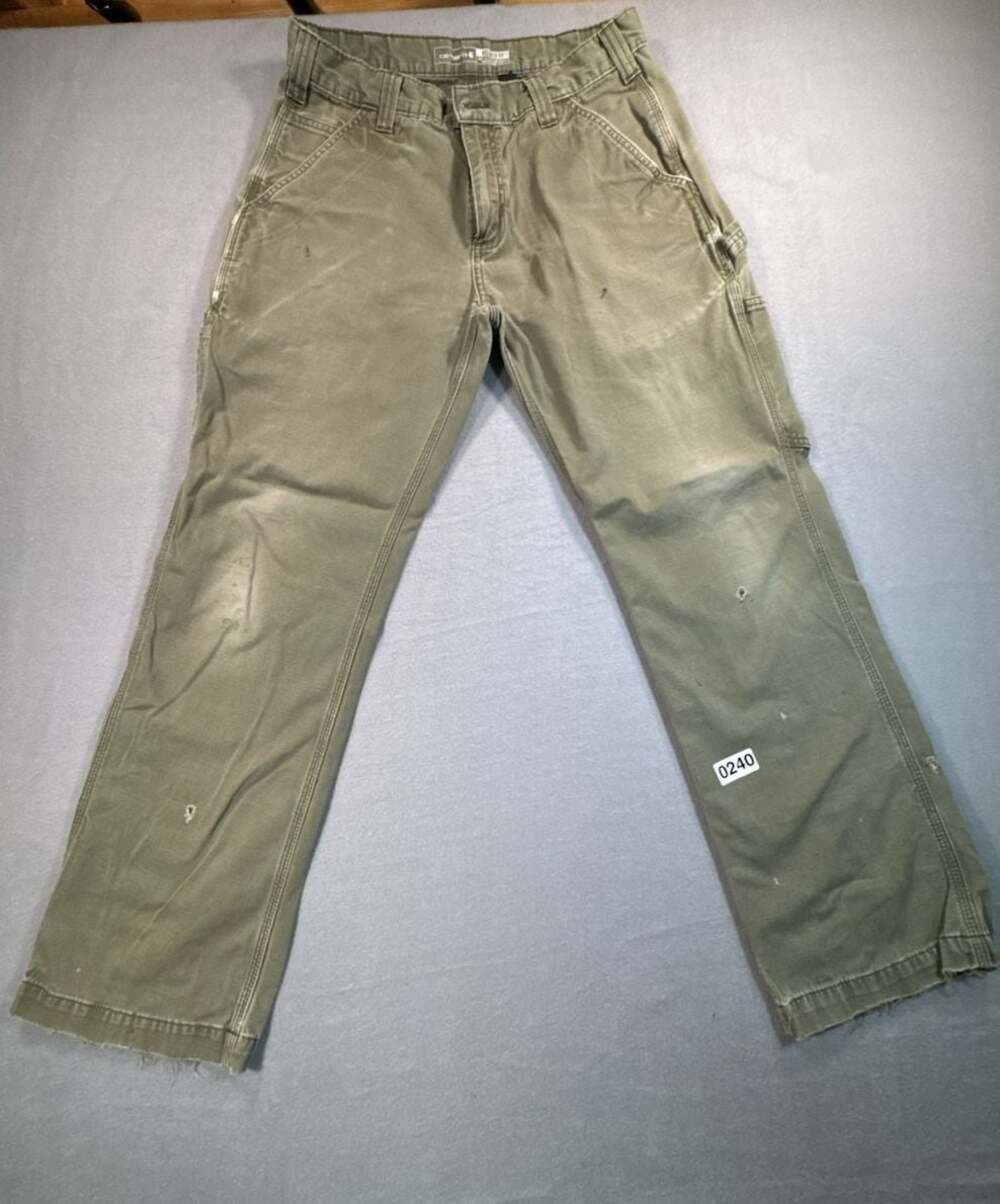 Carhartt Relaxed Fit Carpenter Work Pants - Green - 32x30 - Picture 2 of 14